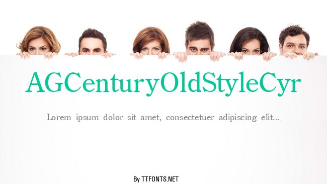 AGCenturyOldStyleCyr example