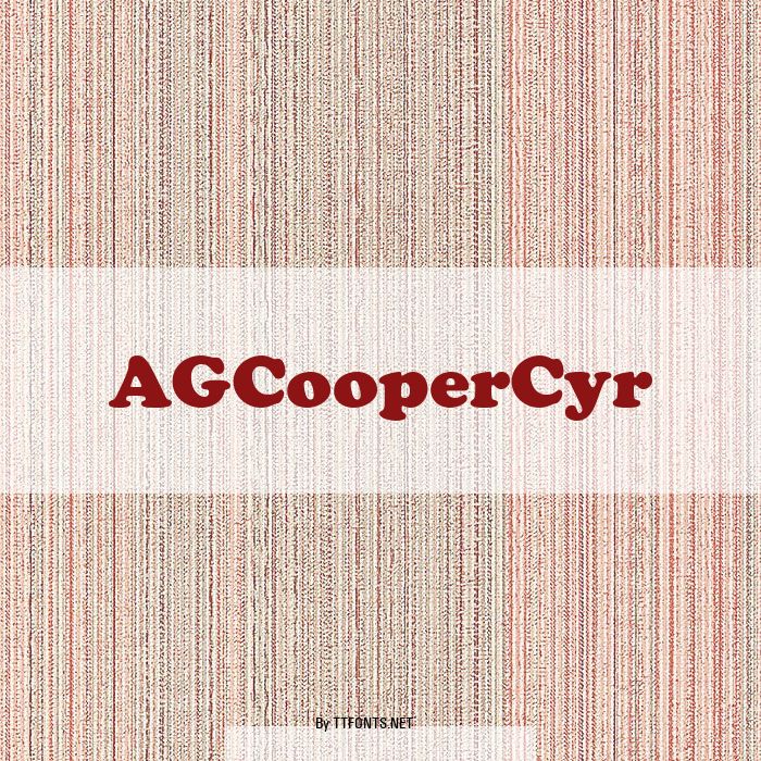 AGCooperCyr example