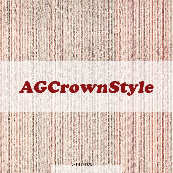 AGCrownStyle example