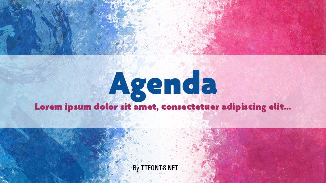 Agenda example