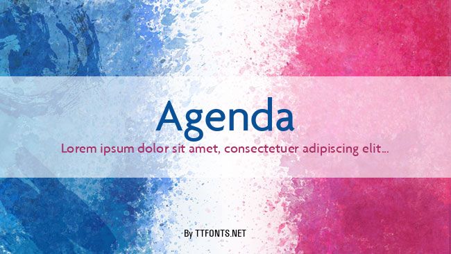 Agenda example