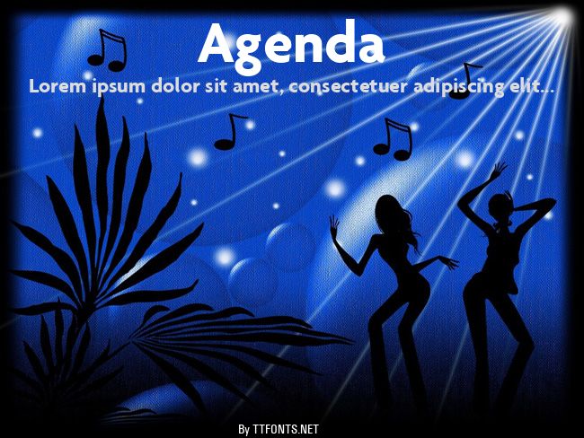Agenda example