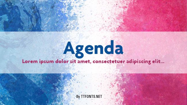 Agenda example