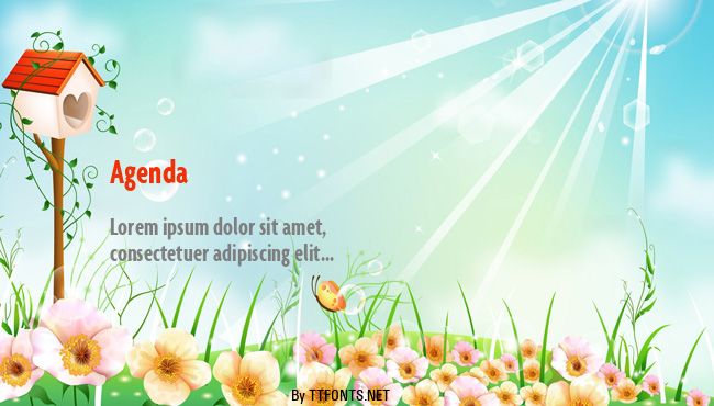 Agenda example