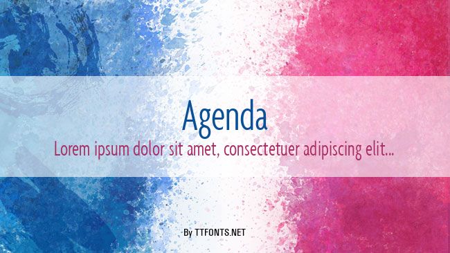 Agenda example