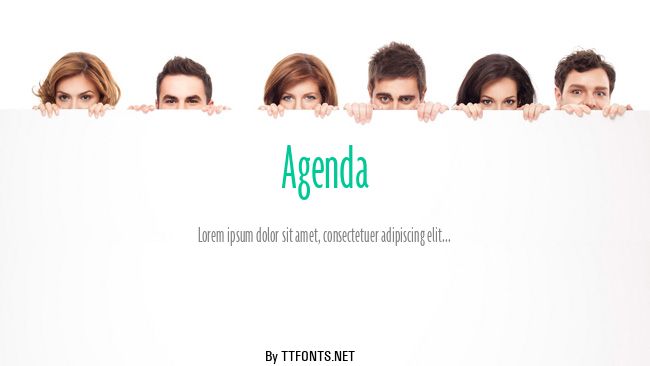 Agenda example