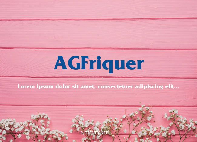 AGFriquer example