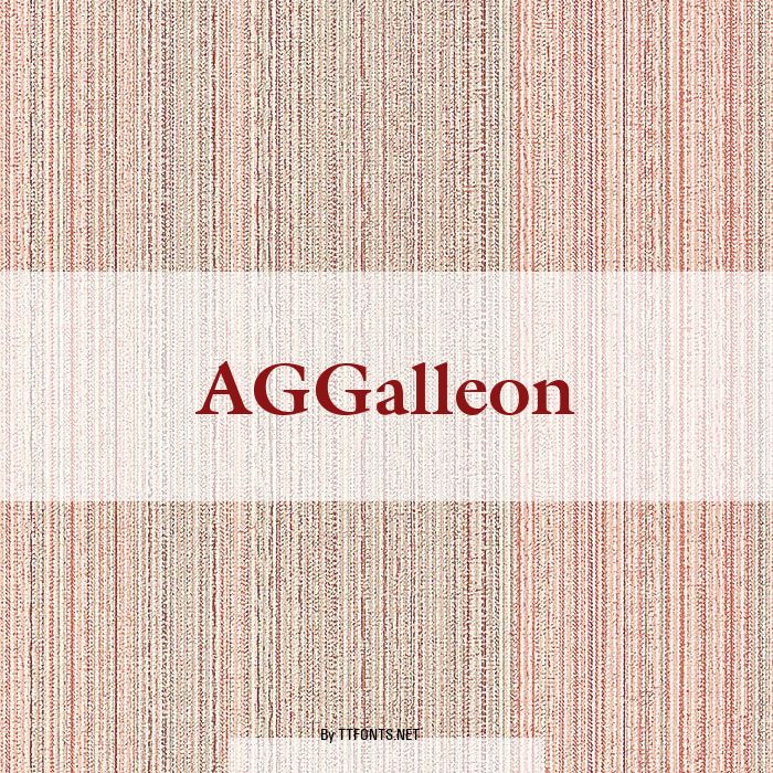 AGGalleon example