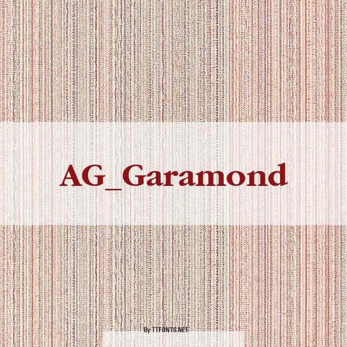 AG_Garamond example