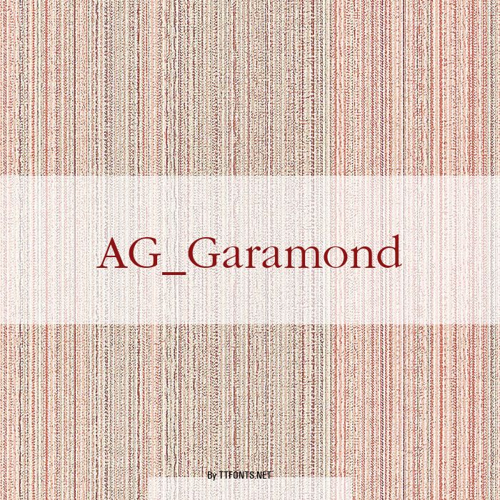 AG_Garamond example