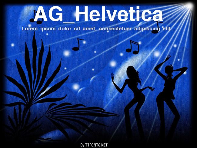 AG_Helvetica example