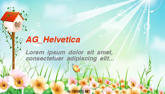 AG_Helvetica example