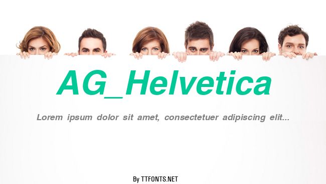 AG_Helvetica example
