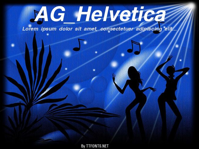 AG_Helvetica example