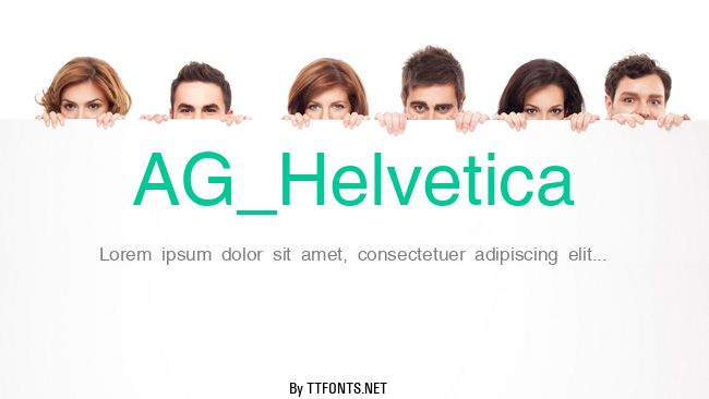 AG_Helvetica example