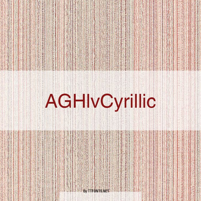 AGHlvCyrillic example
