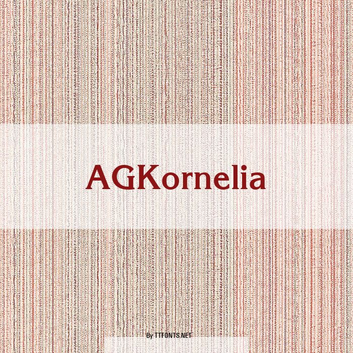 AGKornelia example