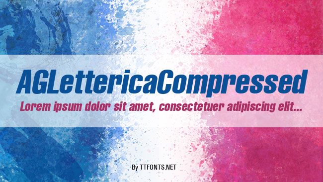 AGLettericaCompressed example