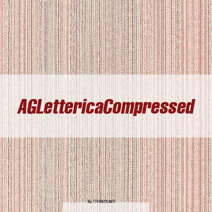 AGLettericaCompressed example