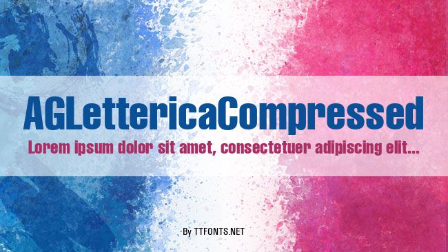 AGLettericaCompressed example