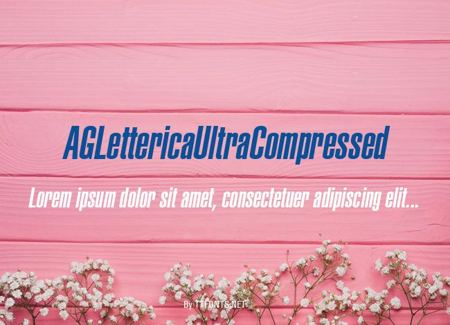 AGLettericaUltraCompressed example