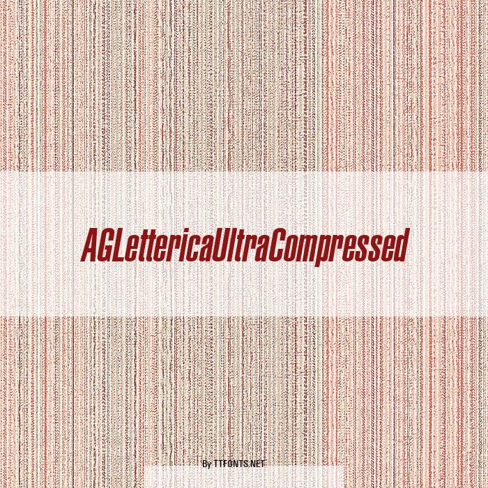 AGLettericaUltraCompressed example