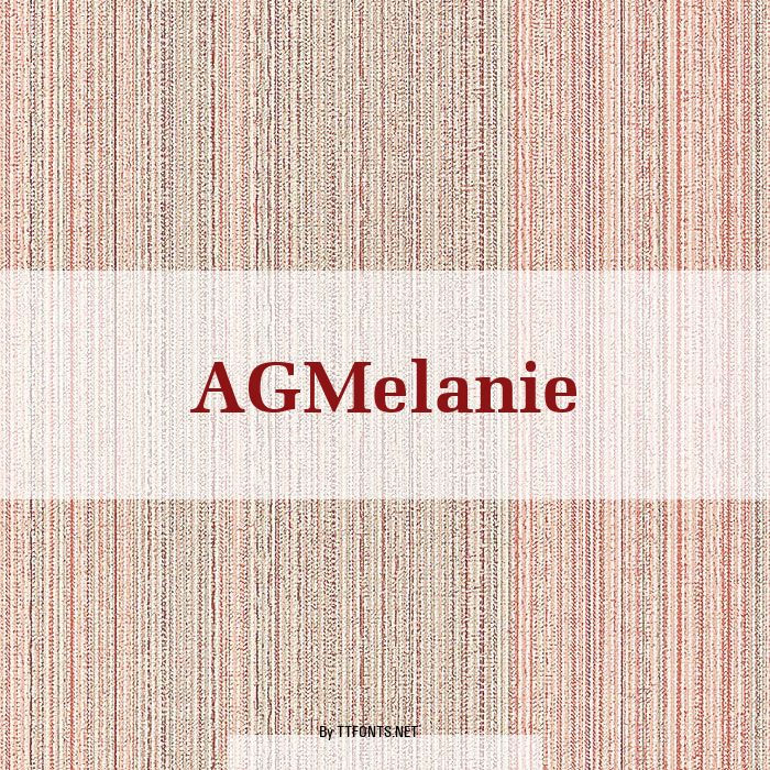 AGMelanie example