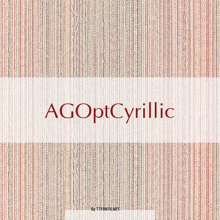 AGOptCyrillic example