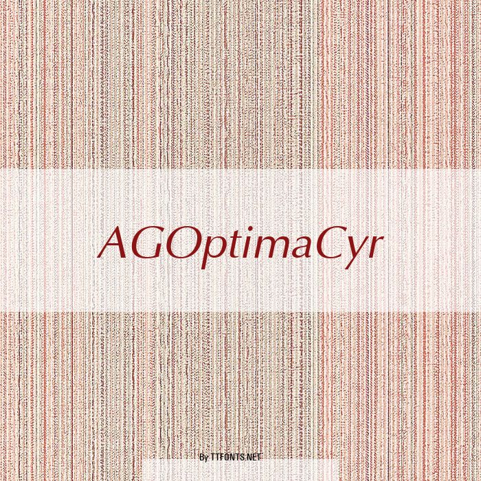 AGOptimaCyr example