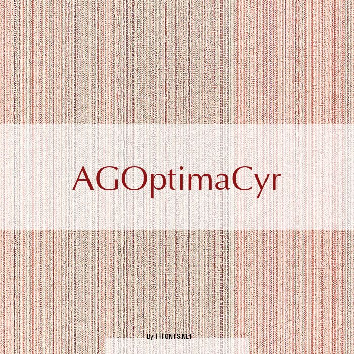 AGOptimaCyr example