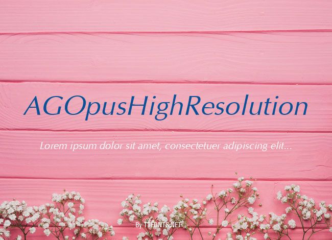 AGOpusHighResolution example