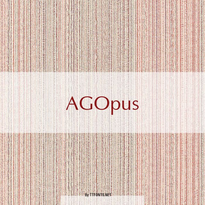 AGOpus example