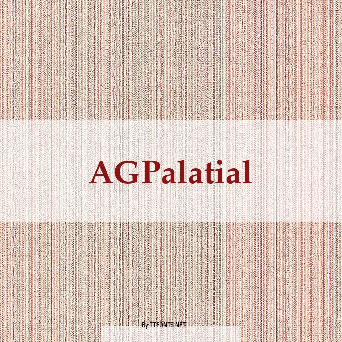 AGPalatial example