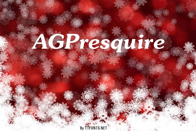 AGPresquire example
