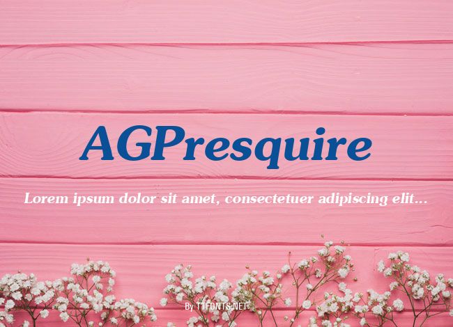 AGPresquire example