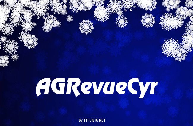 AGRevueCyr example