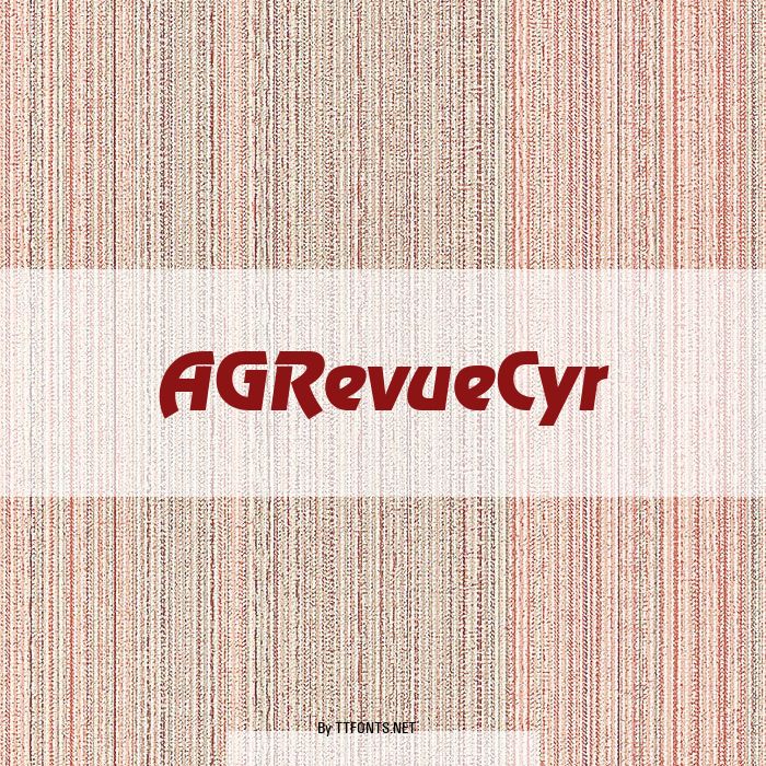 AGRevueCyr example