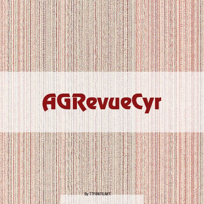 AGRevueCyr example