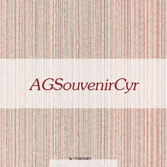 AGSouvenirCyr example