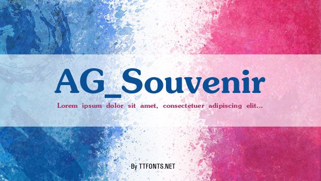 AG_Souvenir example