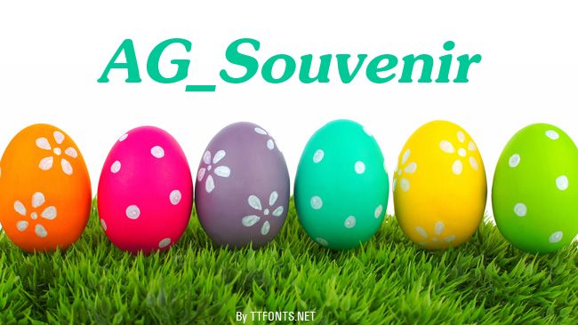 AG_Souvenir example
