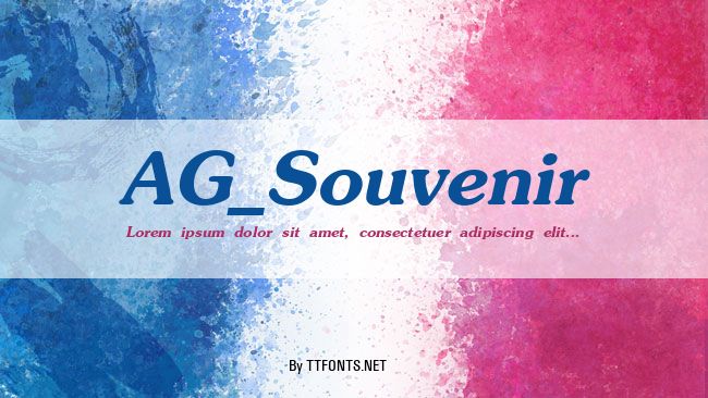 AG_Souvenir example
