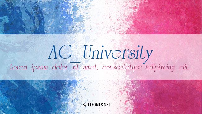 AG_University example