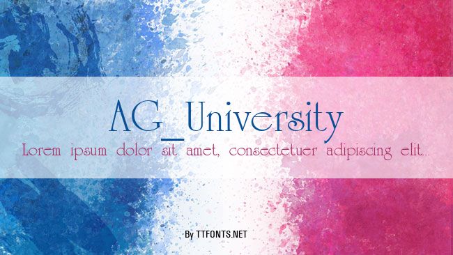 AG_University example