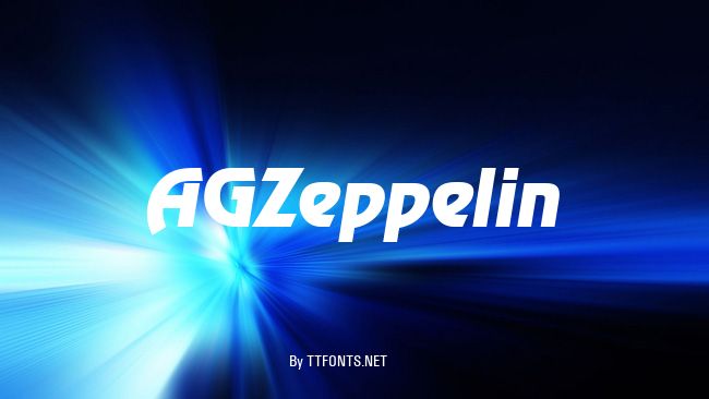 AGZeppelin example