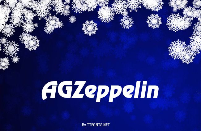 AGZeppelin example