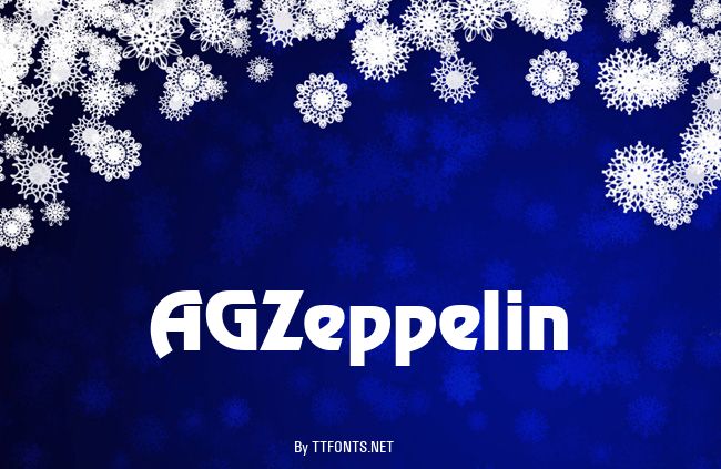 AGZeppelin example