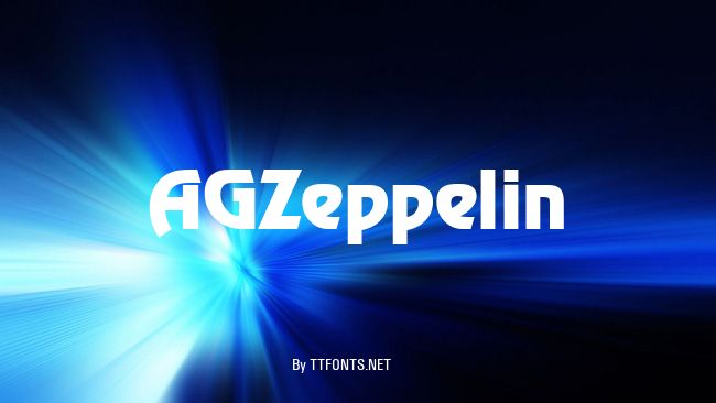 AGZeppelin example