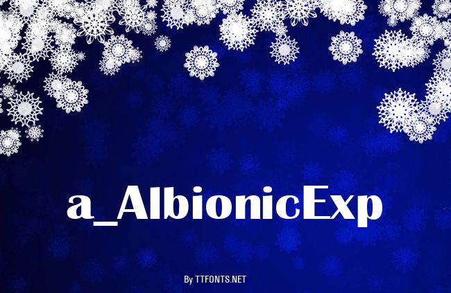 a_AlbionicExp example