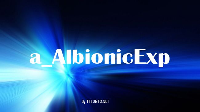 a_AlbionicExp example
